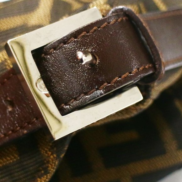 Fendi Brown Zucca Handbag - Picture 5 of 10